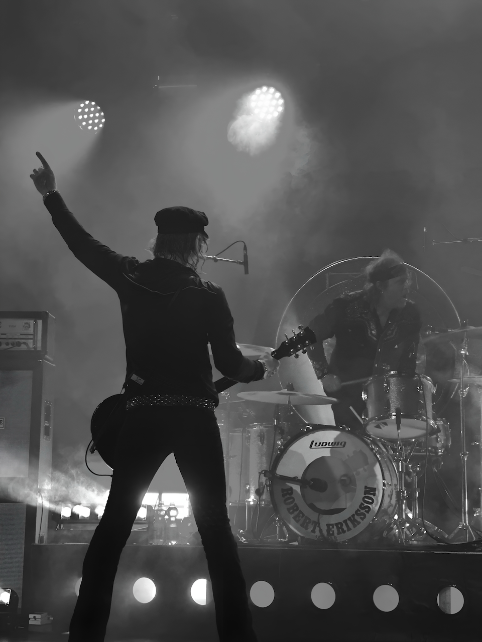 The Hellacopters auf der Bühne in Hamburg