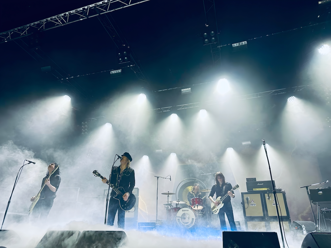 The Hellacopters auf der Bühne in Hamburg