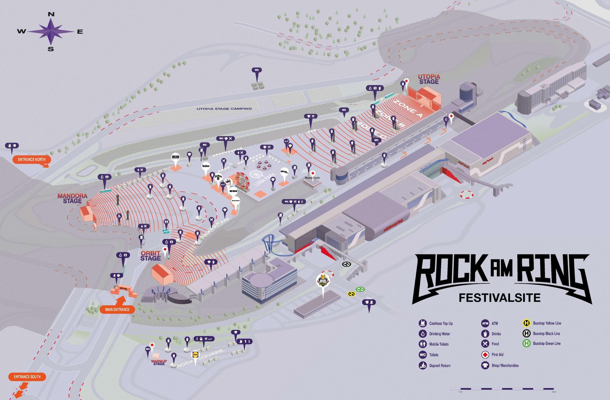 Gepländeplan Rock am Ring 2024