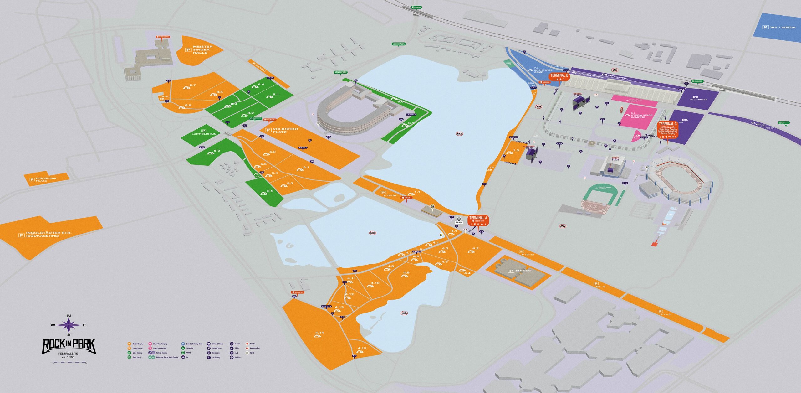 Camping Plan Rock im Park 2025
