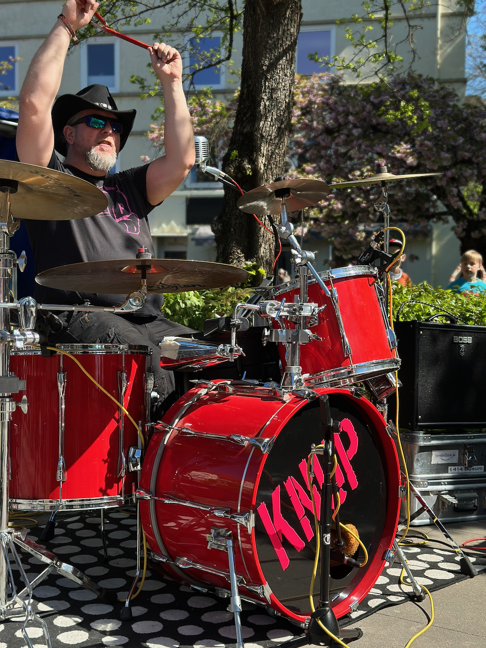 Knup Schlagzeuger beim Marathon