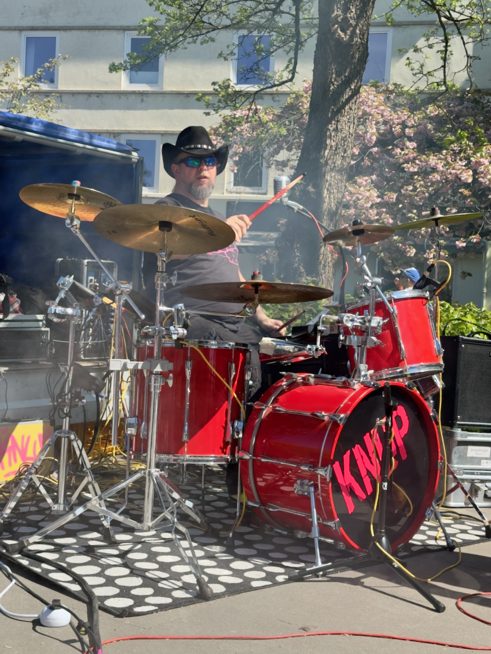 Knup Schlagzeuger beim Marathon