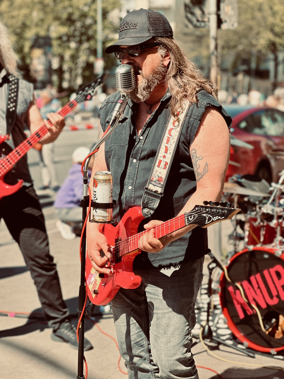 Knup Gitarrist beim Marathon