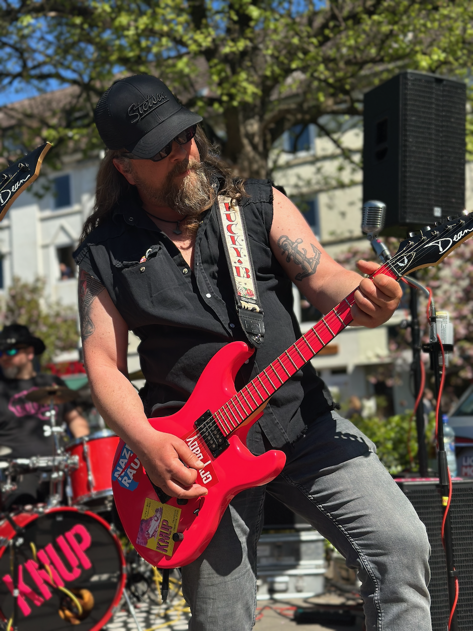 Knup Gitarrist beim Marathon