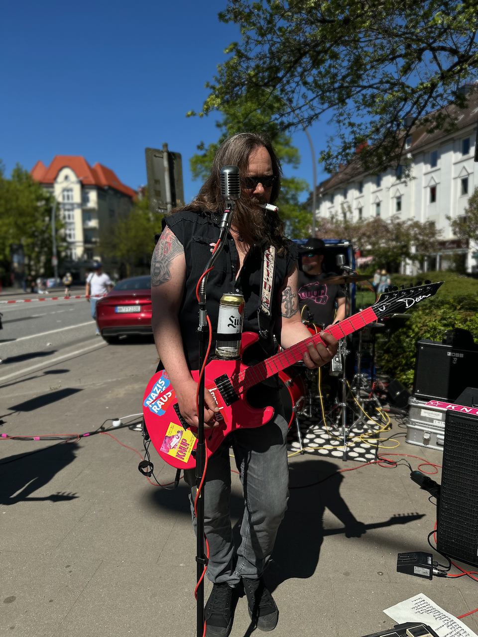 Knup Gitarrist beim Marathon