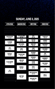 Rock am Ring 2025 Timetable Sonntag