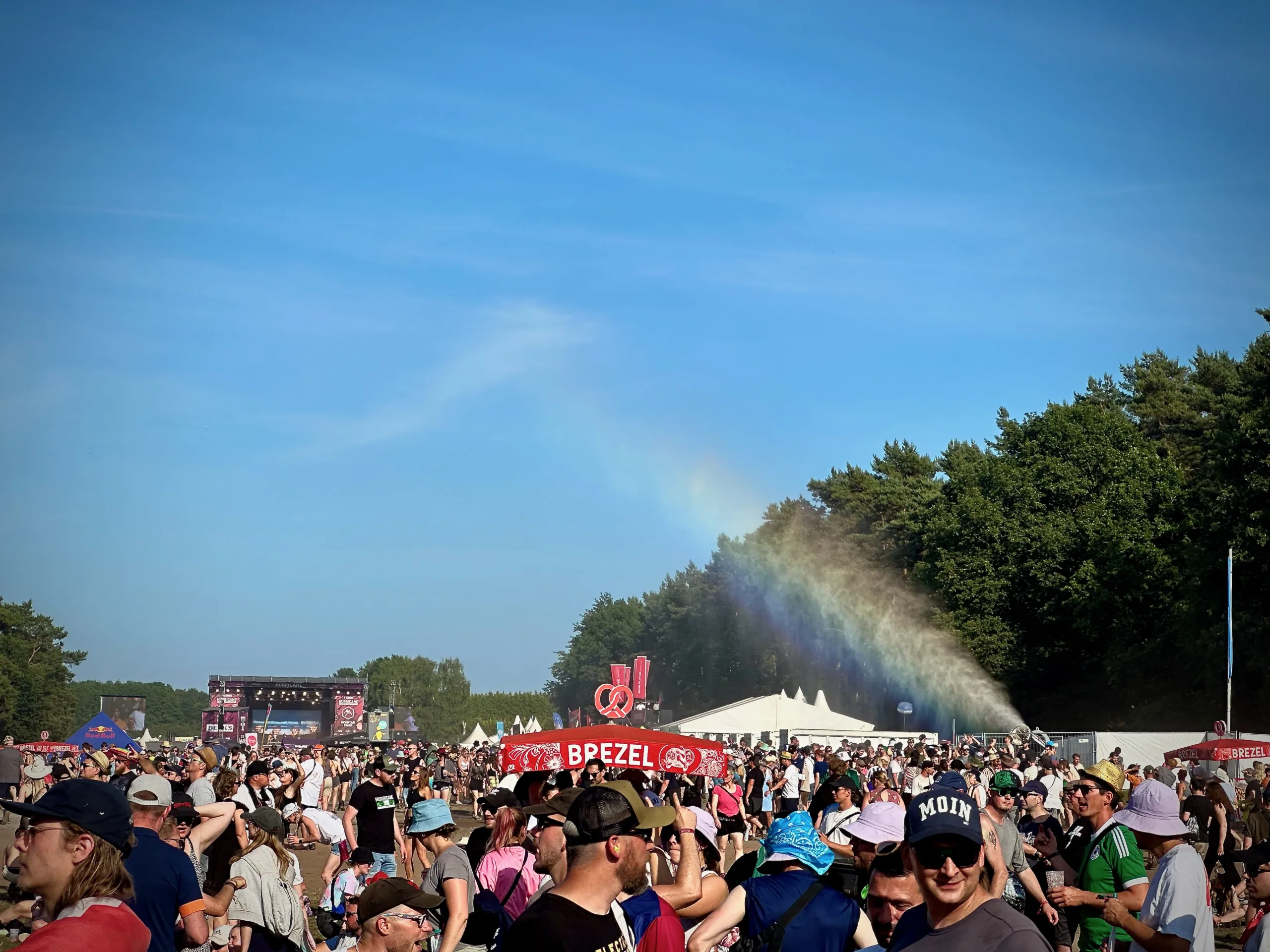 Hurricane Festival Regenbogen