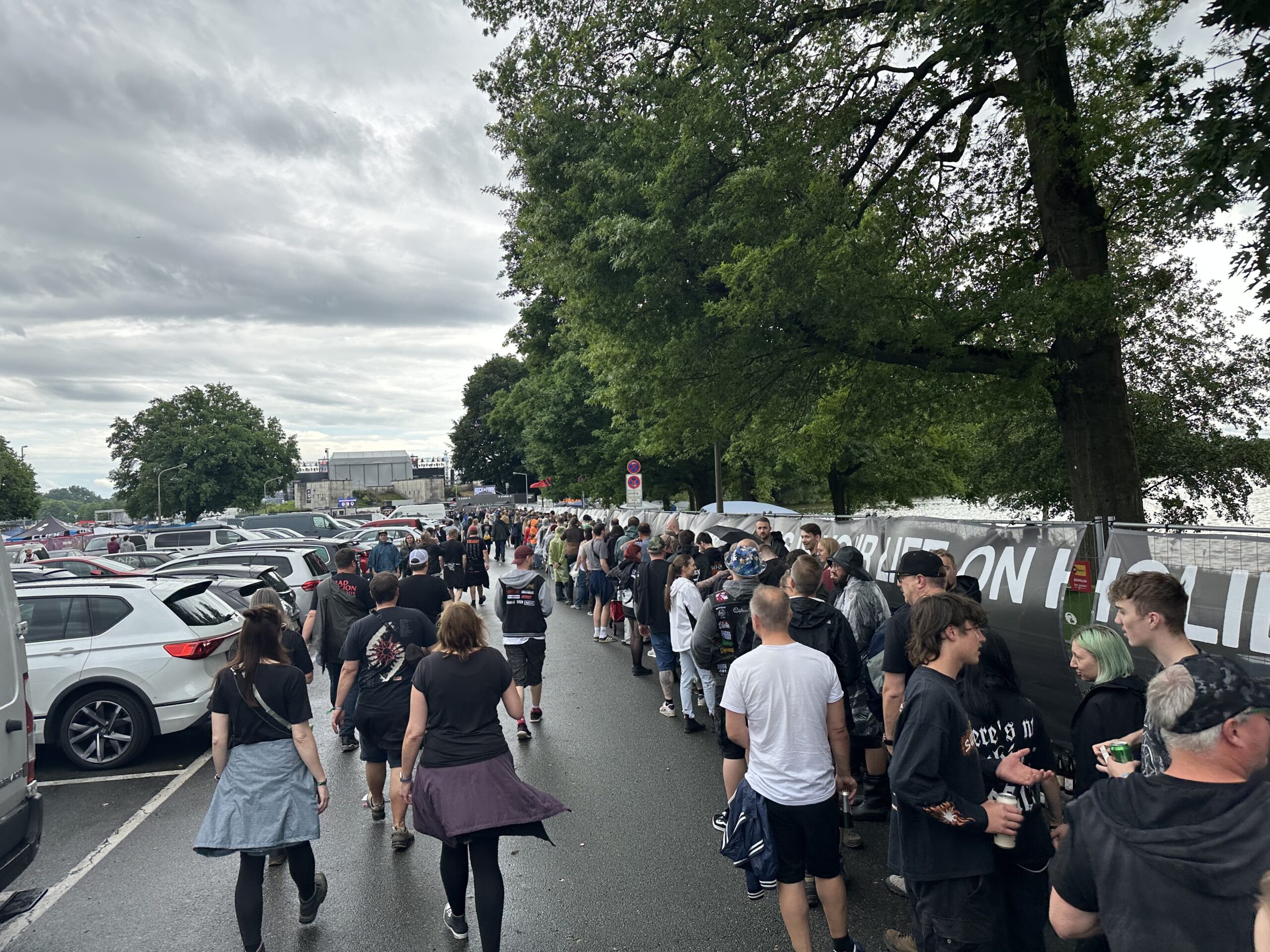 Rock im Park Warteschlange