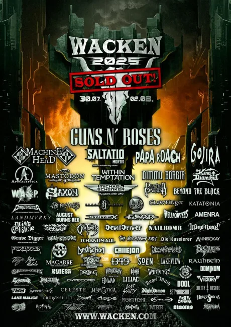 Wacken Open Air Lineup 2025 Wacken Open Air Lineup 2025