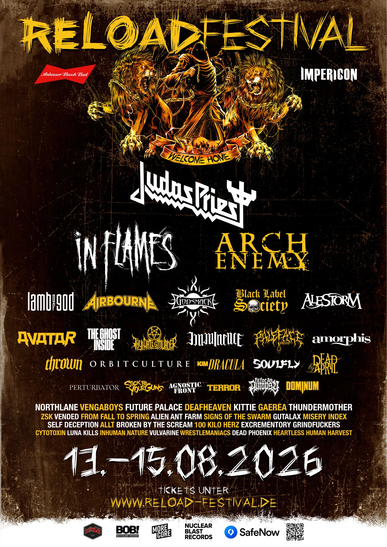 Reload Festival 2026 Lineup final