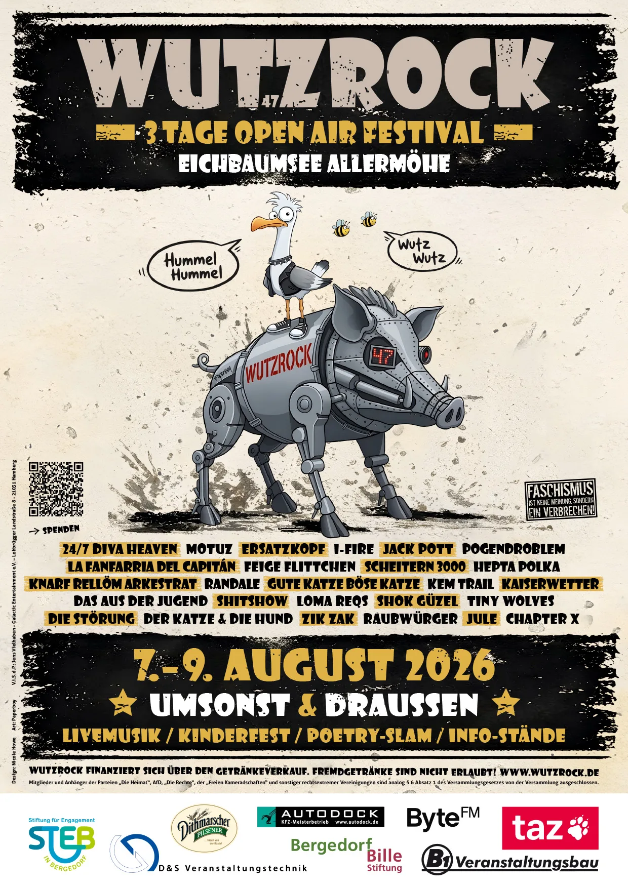 Wutzrock Festival 2026 Lineup