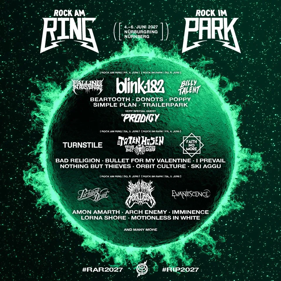 Rock am ring rock im park Lineup 1 2027